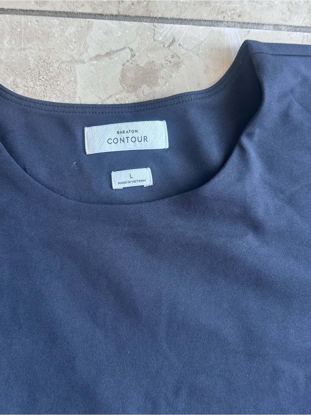 Babaton Black Long-Sleeve Crewneck Top - Picture 2 of 2